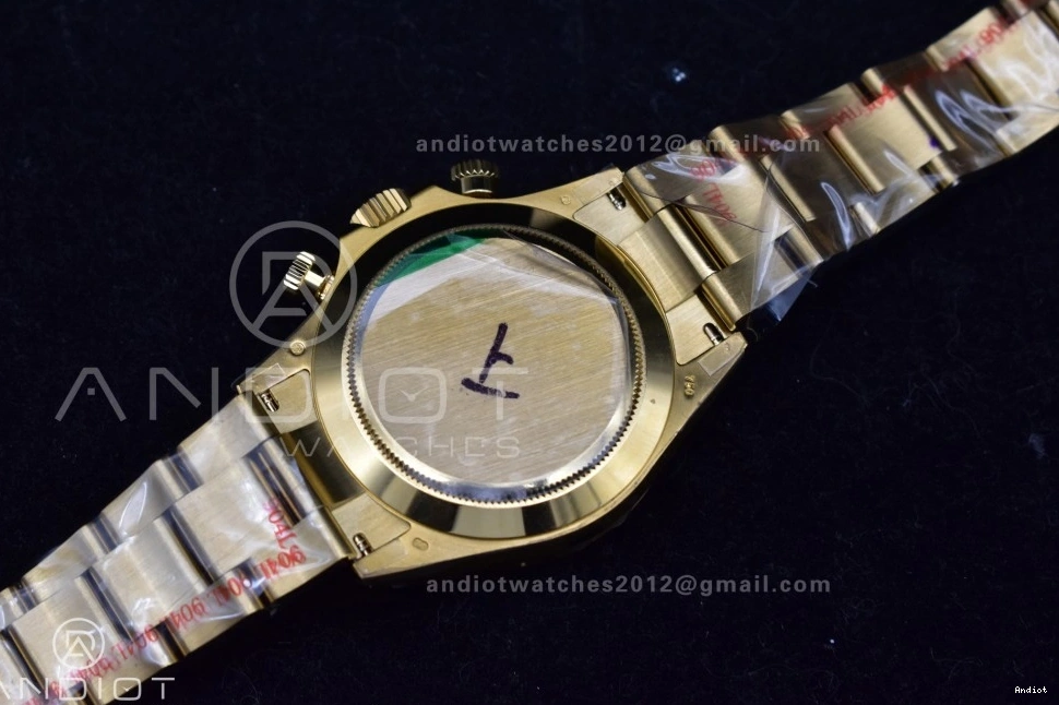 116508 Daytona Edition QF Black on Bracelet 1:1 Best Dial YG SH4130 Diamonds V2 0126